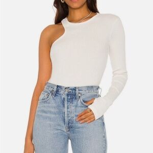 AGOLDE cut away ribbed body suit M